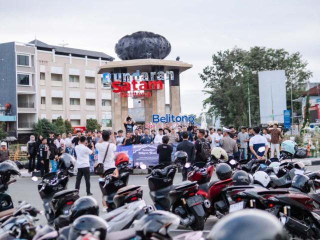 Honda Babel Bersama IMHB Ngabuburide Sambil Berbagi di Belitung