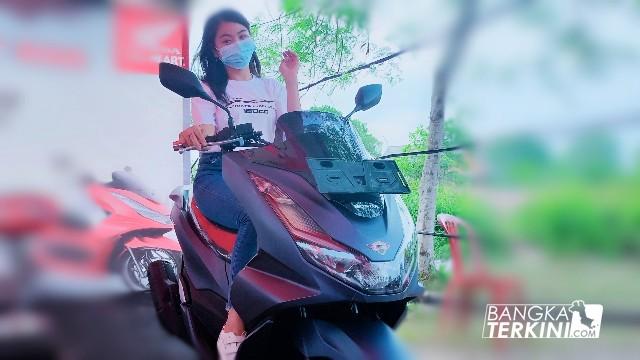 PT. Asia Surya Perkasa (ASP) Honda Bangka Belitung launching All New PCX 160 yang bertempat di Taman Dealova Pangkalpinang, Rabu (17/02/2021).