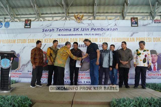 Izin Prodi Sarjana Kedokteran dan Pendidikan Profesi Dokter UBB Diterima, Pj Gubernur Ridwan: Bisa Dongkrak APK Babel