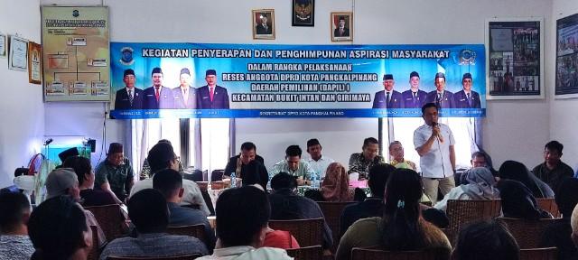 Sebanyak 7 Anggota DPRD Pangkalpinang Dapil 1, Reses di Kelurahan Bacang