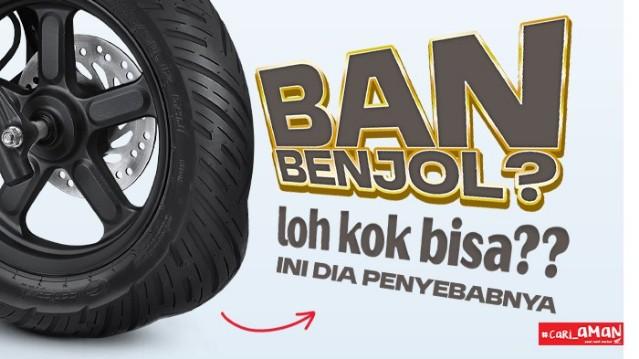 BANGKATERKINI - Ban motor yang benjol merupakan masalah yang cukup sering dialami pengendara, tetapi banyak yang tidak menyadari penyebabnya.