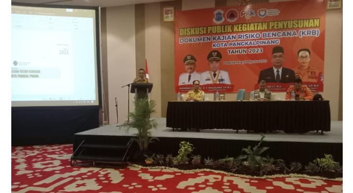 BPBD Pangkalpinang Gelar Diskusi Publik Penyusunan Dokumen Kajian Risiko Bencana