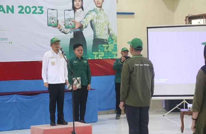 Bupati Bangka Tengah Pimpin Apel Siaga Sensus Pertanian 2023