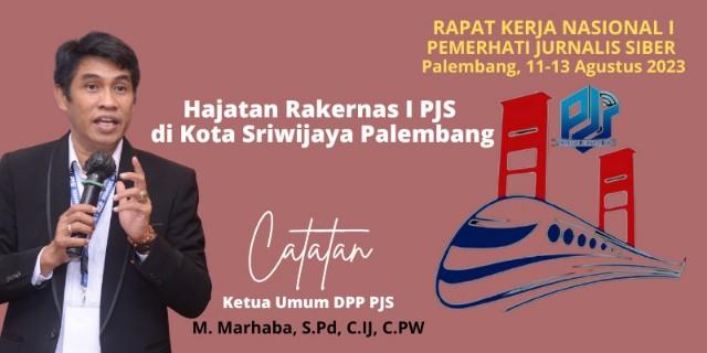 Rakernas I PJS di Kota Sriwijaya Palembang