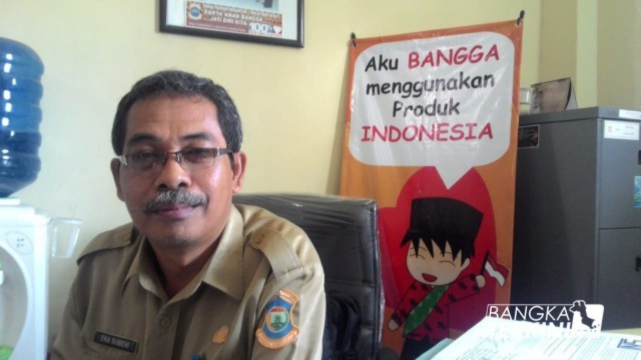 Kabid perdagangan Dinas Koperasi UMKM dan Perdagangan Kota Pangkalpinang, Eka Subehi