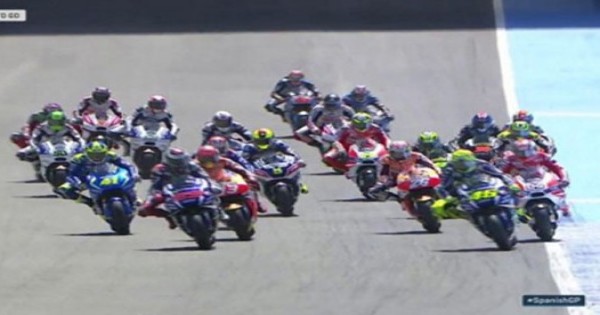 Kualifikasi MotoGP Spanyol 2018, Sabtu (05/05/2018). (MotoGP Twitter)