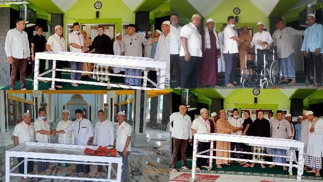 Asosiasi Industri Timah Indonesia (AITI) Bangka Belitung Serahkan Bantuan Ranjang/Pemandian Jenazah dan Kursi Roda.