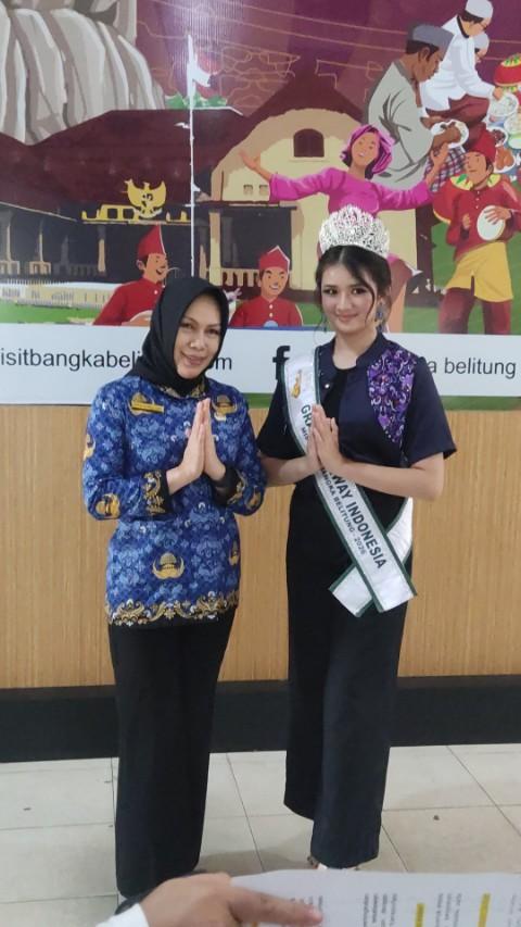 Pemprov Bangka Belitung Dukung Vellicia Belinda Hioe di Miss Teen Grand Runway Indonesia