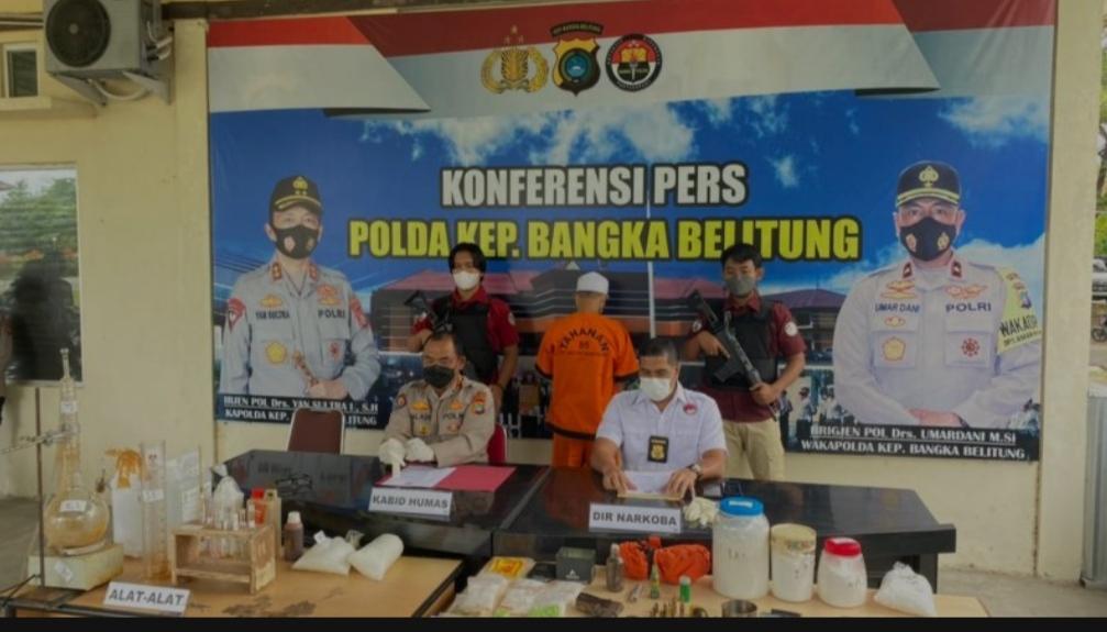 Pengakuan Tersangka RS, Cara Membuat Narkotika Didapatkan Melalui Internet