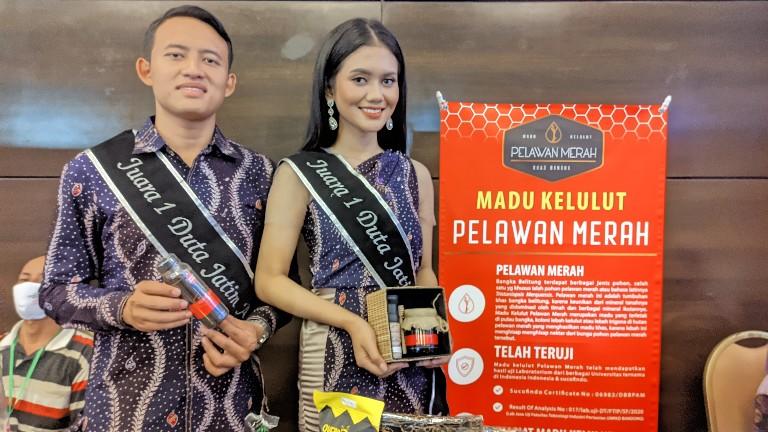 Produk Lokal Madu Kelulut Pelawan Merah Mejeng Di Misi Dagang Jatim-Babel