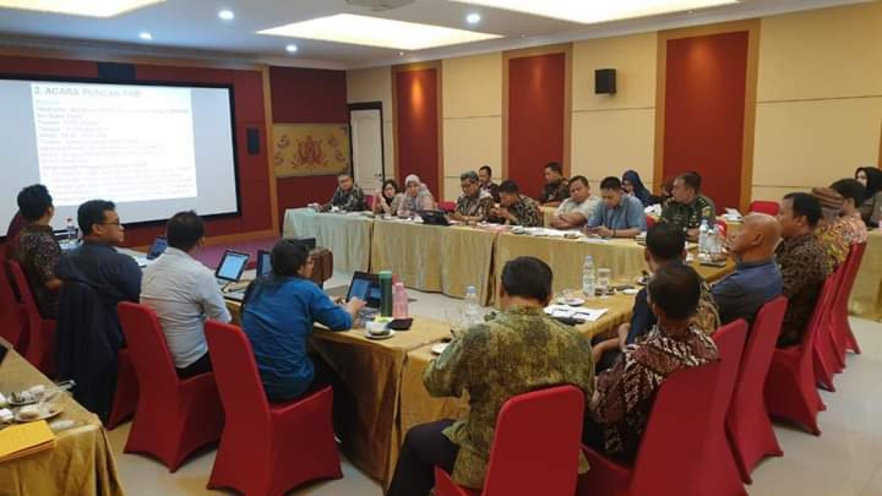 Rakor ke 3 Persiapan Peringatan Bulan PRB 2019 Oleh Pusat dan Daerah, Jum'at (16/08/2019).