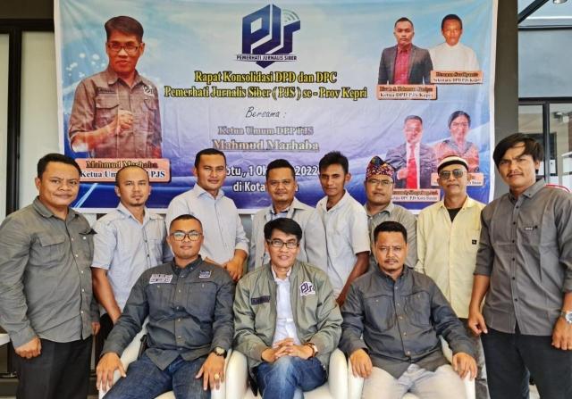 Rapat Konsolidasi DPD dan DPC PJS se-Kepulauan Riau, Mahmud Marhaba Paparkan Visi Misi Organisasi