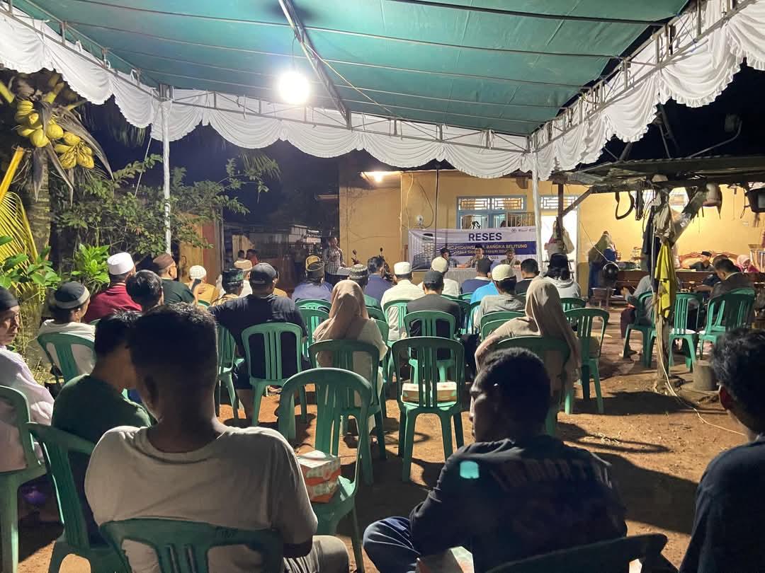 Reses di Toboali, Ferry Ungkap Kegundahan Hatinya Selama Melaksanakan Reses