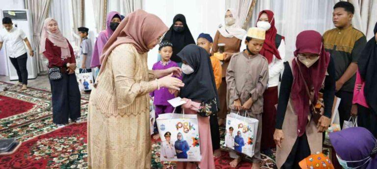 Senyum Ramadhan, Rumah Dinas Wali Kota Dimeriahkan Anak-anak Yatim Kota Pangkalpinang