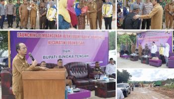 BANGKA TENGAH, BANGKATERKINI - Impian masyarakat Lubuk Besar kini dapat terealisasi, Pemerintah Kabupaten Bangka Tengah,