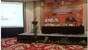 BPBD Pangkalpinang Gelar Diskusi Publik Penyusunan Dokumen Kajian Risiko Bencana