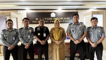 BANGKATERKINI - Sebagai bentuk perlindungan hukum kepada warganya, Wakil Gubernur Bangka Belitung Hellyana berkoordinasi dengan Imigrasi Kelas 1 TPI Pangkalpinang,