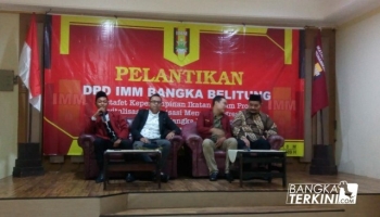 Dalam sambutannya, Dirinya berharap mahasiswa menjadi pelopor kemajuan Bangka Belitung,,