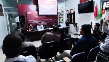 PANGKALPINANG, BANGKATERKINI - KPU kota Pangkalpinang gelar Sosialisasi dan Rapat Koordinasi Tahapan Pencalonan Perseorangan Pemilihan,