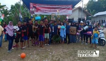 Ketua Karang Taruna Perisai Desa Air Buluh, Agus Sugianto mengatakan,