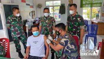 PENULIS : ILHAM, BANGKA TENGAH - Kasrem 045/Gaya Bangka Tinjau,