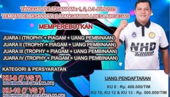 BANGKA SELATAN - Peduli Sepak Bola Usia Dini, Rusi Gelar,