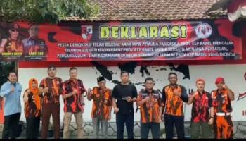 Pemilu Usai, MPW Pemuda Pancasila Babel Deklarasi dan Ajak Masyarakat,