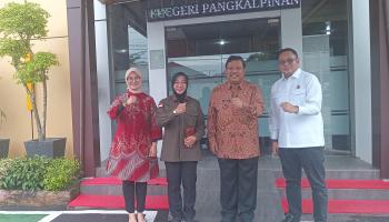 Wali Kota dan Wakil Wali Kota Pangkalpinang Jalin Silaturahmi dengan Kejari