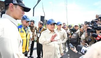 Presiden Prabowo Resmikan Lima Proyek Infrastruktur Strategis di Empat Provinsi