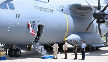 “Pesawat Airbus A400M ini akan memperkuat kemampuan mobilitas udara strategis nasional dan menjadi bagian penting dalam modernisasi alutsista kita,” ujar,