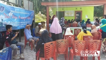 Endang Setiawan selaku pembimbing dalam kegiatan pengobatan gratis mengatakan, kegiatan,