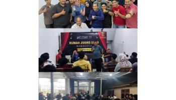 PANGKALPINANG - Pasangan Bakal Calon Walikota Pangkalpinang dan Wakil Walikota Pangkalpinang, Udin Desi Resmikan Ruang Juang UDes KOPRAL Pangkalpinang.