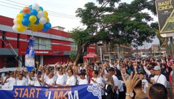 Walikota Molen Buka Jalan Sehat dan UMKM Expo DJPB