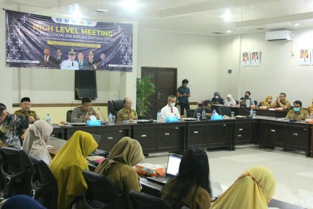 Tekan Inflasi Pemkab Bangka Tengah Gelar High Level Meeting