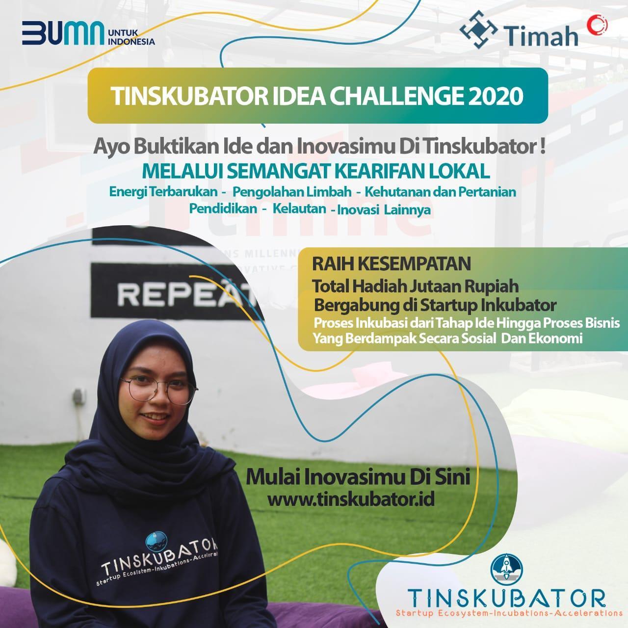 PT Timah Tbk melalui Program Tinskubator yang berfokus pada Inkubasi Pengembangan Startup