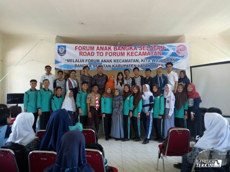Forum Anak Bangka Selatan (FABS) hadir pada program kerja kepengurusan, yakni FABS Road To Forum Kecamatan bertajuk “Melalui Forum Anak Kecamatan, Kita Wujudkan Bangka Selatan Kabupaten Layak Anak”, di GSG Kecamatan Toboali, Sabtu (10/03/2018) lalu.