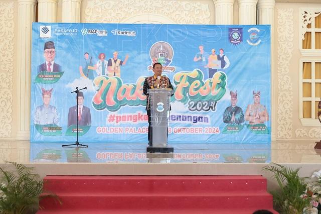 Pangkal Kemenangan Naker Fest, Pj Wako Budi Utama Ajak Warga Tancap Gas Rebut Peluang Kerja