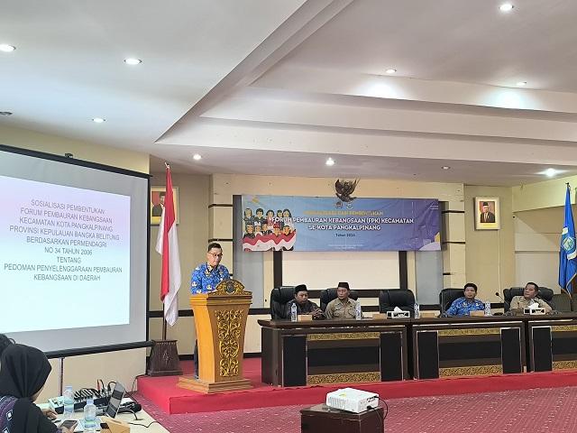 Pangkalpinang Bentuk Kepengurusan FPK di Setiap Kecamatan, Perkuat Kerukunan dan Keamanan