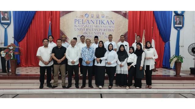 Pengurus Ikatan Keluarga Alumni (IKA) Universitas Pertiba periode 2025–2030 resmi dilantik pada Sabtu (15/11/2025) di Gedung Universitas Pertiba, Pangkalpinang.