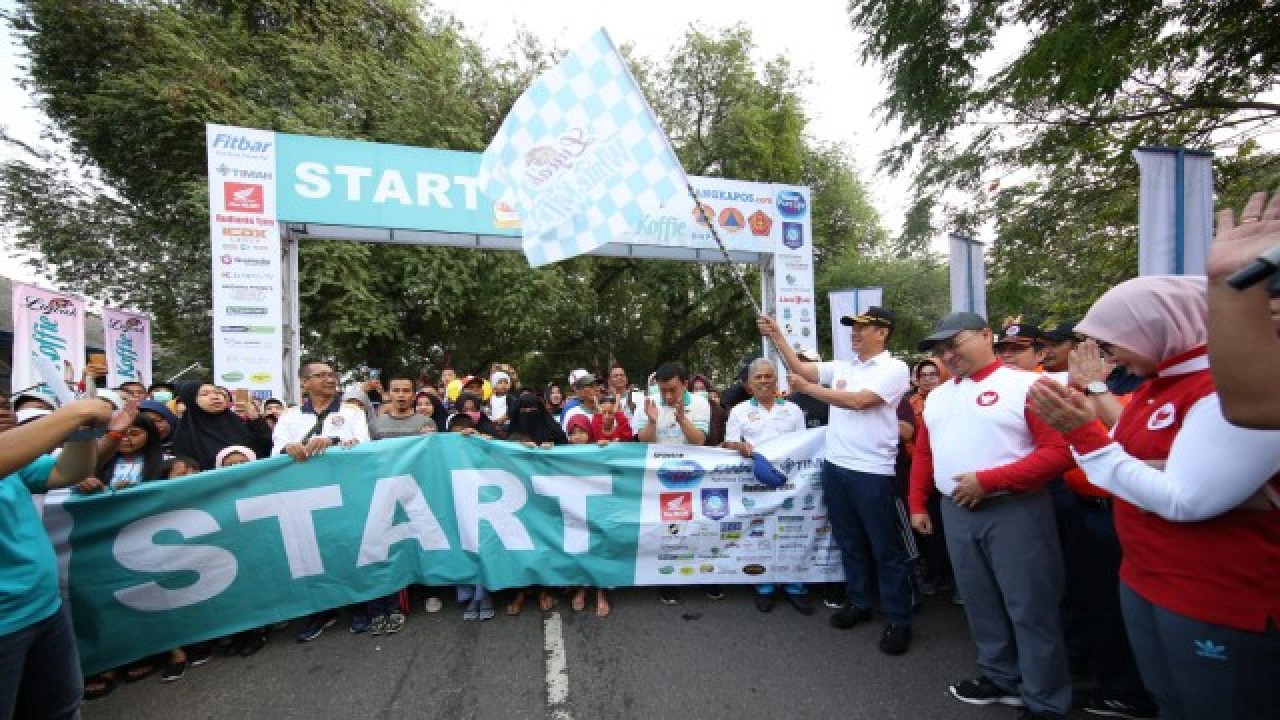 'Fun Walk' Rangkaian Kegiatan PRB 2019 di Bangka Belitung