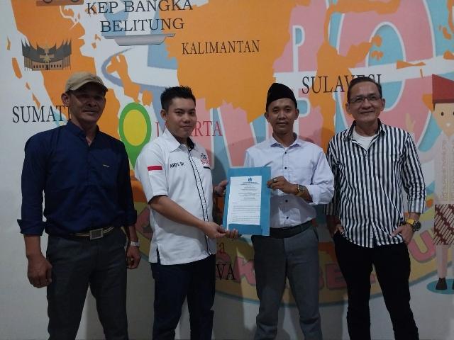 Samsul Hidayat Pewarta Media TajukBabel.Com Gawangi DPC PJS Bangka Barat