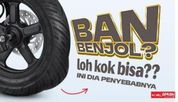 BANGKATERKINI - Ban motor yang benjol merupakan masalah yang cukup sering dialami pengendara, tetapi banyak yang tidak menyadari penyebabnya.