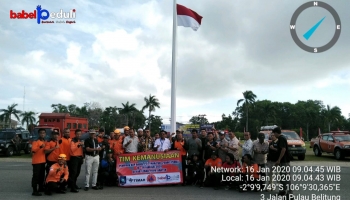Bangka Belitung - Bangka Terkini - Bantu Korban Banjir, Relawan,