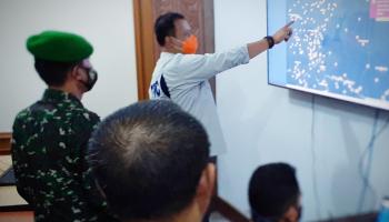 Danrem 045/Gaya beserta jajarannya menyempatkan diri berkunjung di Sekretariat Pusat,