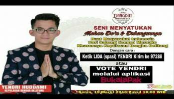 Suaranya luar biasa, yang paling saya suka dengan Yendri suaranya,