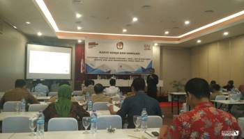 Muhamad Yusuf selaku ketua KPU Kota Pangkalpinang, menyampaikan teknis dalam,