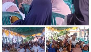 Kampanye Tatap Muka di Desa Kurau, Harwendro Sebut Gerindra Juga,