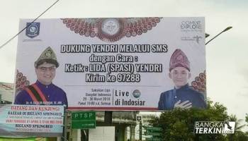 Tiada hentinya Yendri Gemilang, perwakilan Provinsi Bangka Belitung (Babel) meminta,