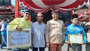Pj Wako Budi Utama Terima 3 Penghargaan Terbaik dari Provinsi,