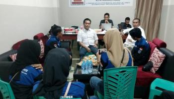 PANGKALPINANG - Politisi Gerindra Bangun Jaya, Sambut Hangat Kedatangan Himapol,